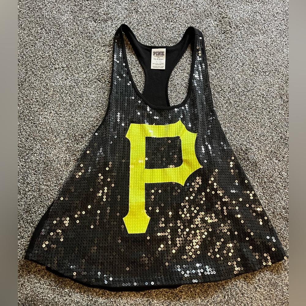 Victoria's Secret Pink MLB Pittsburgh Pirates Tank Top Size Small